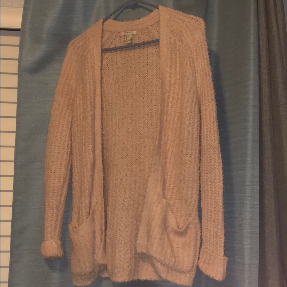 Baby pink barely used cardigan